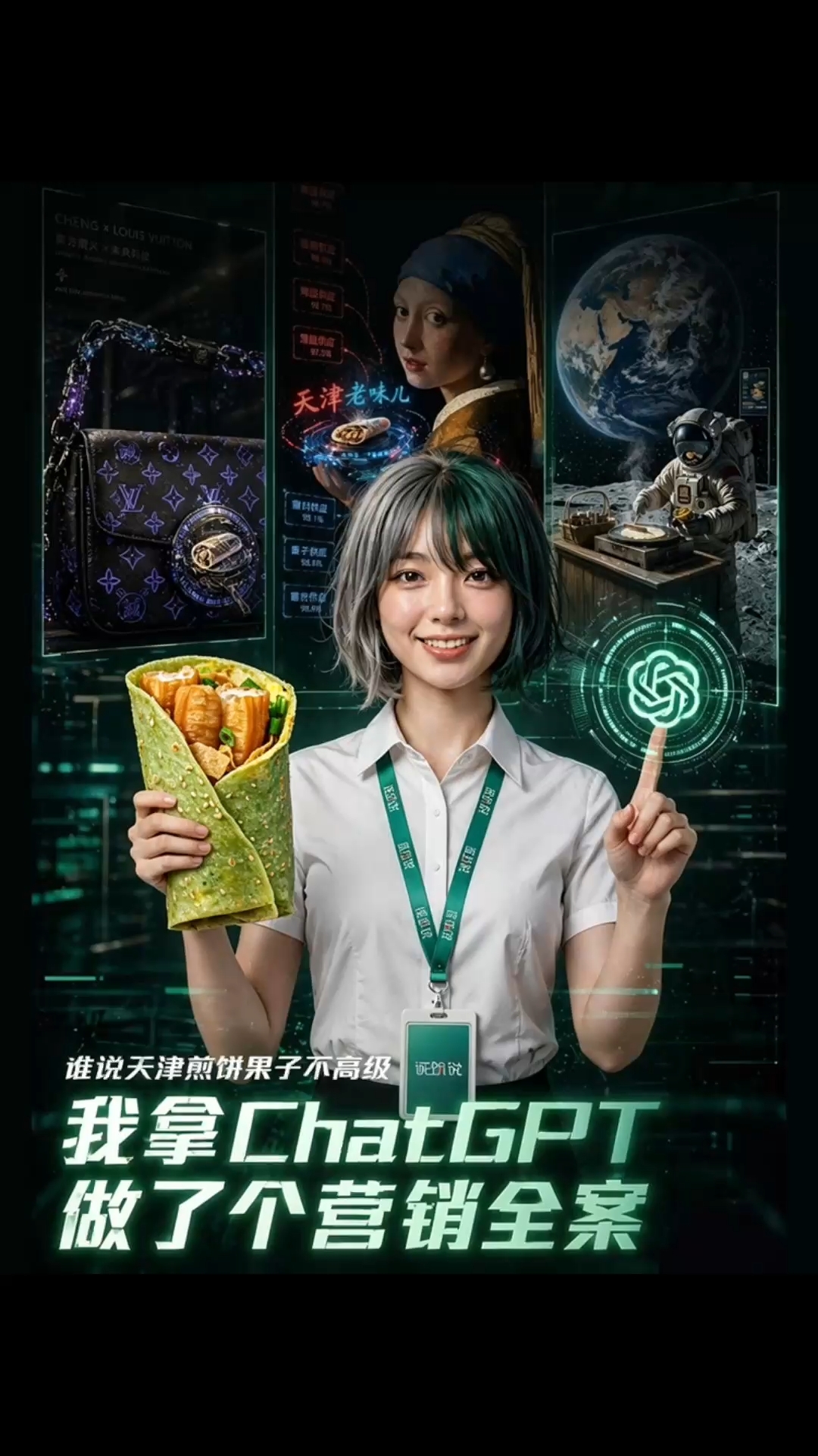 谁说天津煎饼果子不高级？今天我让 AI出全案