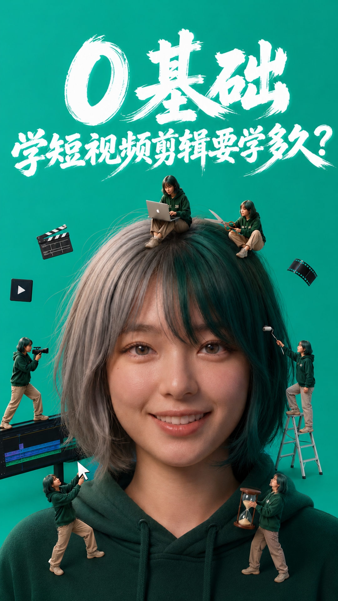 0基础学短视频剪辑要多久？｜天津诚筑说ai培训