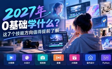 2027年0基础值得学习的课程有哪些？这7个方向可以提前了解