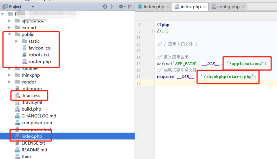 百度云虚拟主机thinkphp5框架部署方案